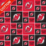 New Jersey Devils NHL Cotton Fabric
